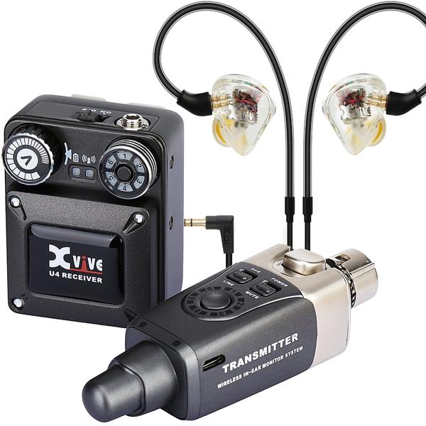 Xvive-インイヤーモニターワイヤレスシステムXV-U4T9 In-Ear Monitors Complete System