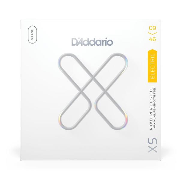 D'Addario-エレクトリックギター弦3パックセットXSE0946-3P Super Light Top/Regular Bottom 09-46 3pack Set