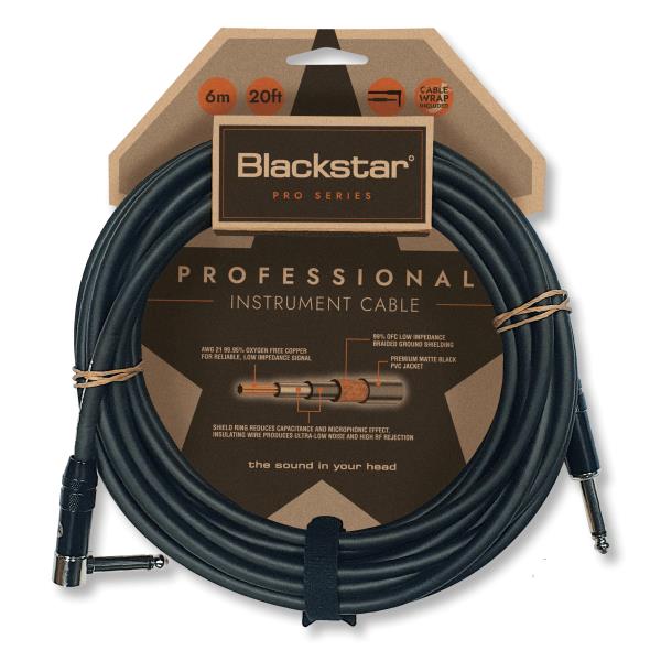 Blackstar-楽器用ケーブルPROFESSIONAL CABLE 6M STR/ANG