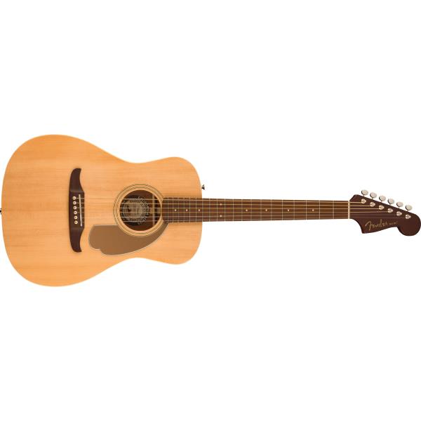 Fender-Malibu Player, Walnut Fingerboard, Gold Pickguard, Natural