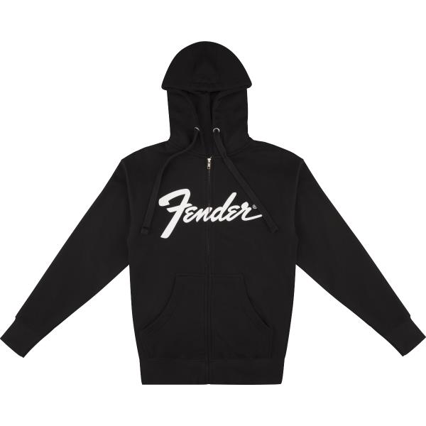 Fender® Transition Logo Zip Front Hoodie, Black, XLサムネイル
