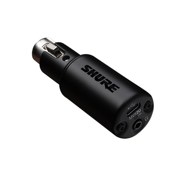 SHURE-ヘッドホン出力付きXLR-USB変換アダプター
MVX2U