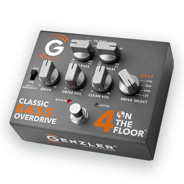 GENZLER-CLASSIC BASS OVERDRIVE PEDAL
4 ON THE FLOOR