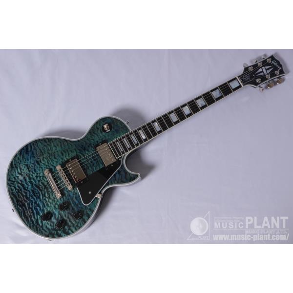 Gibson Custom Shop-エレキギターLes Paul Custom AAA Quilt Top Nordic Blue