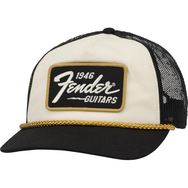 Fender-Fender® 1946 Gold Braid Hat, Cream/Black