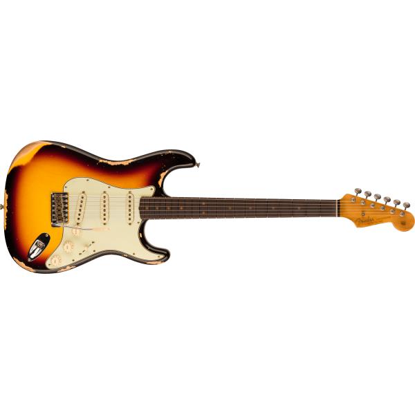Fender Custom Shop-ストラトキャスターLimited Edition 1964 L-Series Stratocaster® Heavy Relic®, 3A Rosewood Fingerboard, 3-Color Sunburst