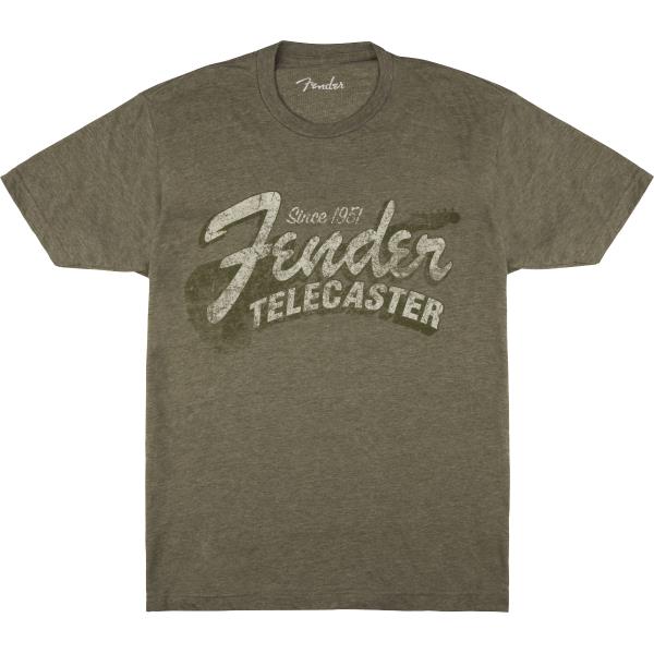 Fender® Since 1951 Telecaster™ T-Shirt, Military Heather Green, Mサムネイル