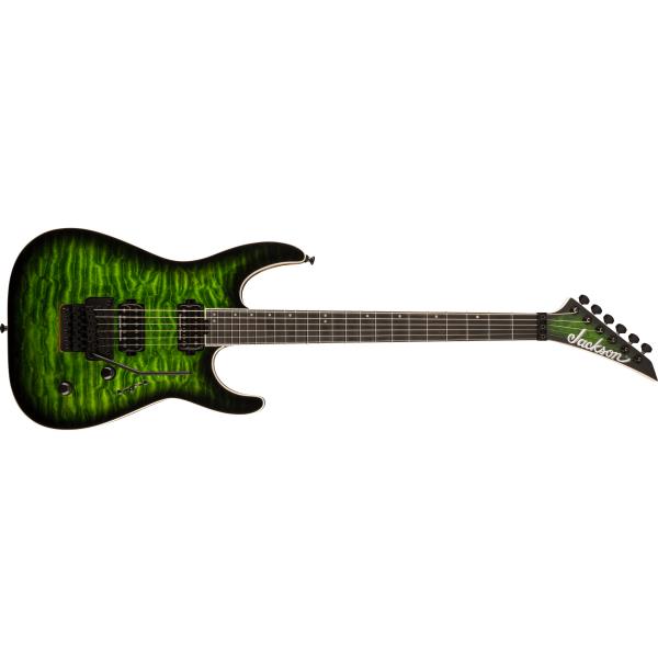 Jackson-エレキギターPro Plus Series Dinky™ DKAQ, Ebony Fingerboard, Emerald Green