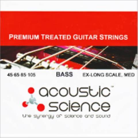 acoustic science-5弦ベース用ロングスケール弦Nickel 5弦 Light/Long scale : LACSEB5L45125