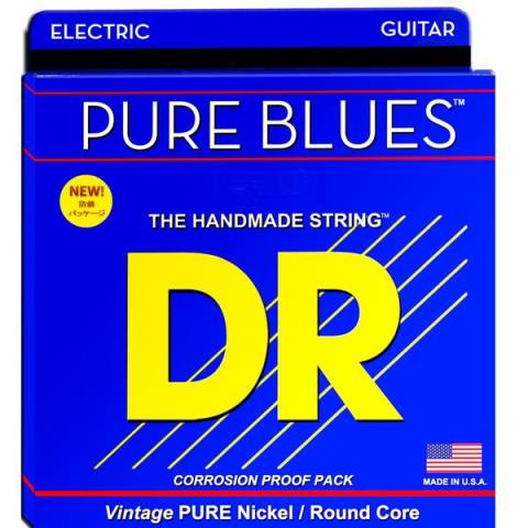 DR Strings-エレキギター弦3パックセットPHR-10-3PK PureBlues Medium 10-46