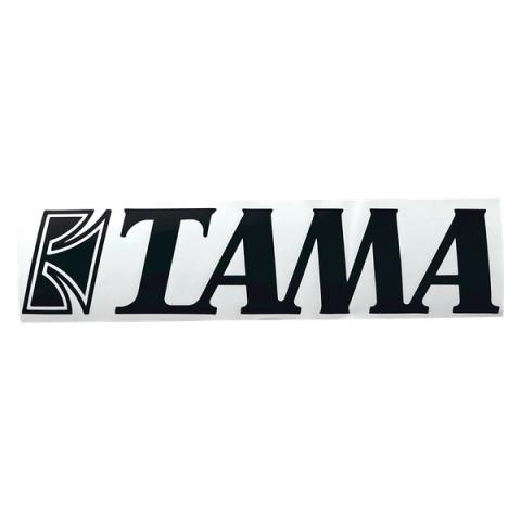 TAMA-ロゴステッカーTLS120BK Logo Stickers