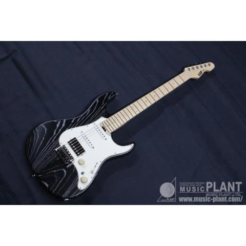 ESP-エレキギターSNAPPER-AS/M Black W/White Filler