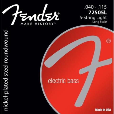 Fender-エレキベース弦　5弦72505L (5-String)Light 40-115
