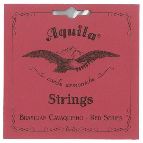 Aquila-カヴァキーニョ弦AQ-CAV(15CH) カヴァキーニョ用 (RED, 4弦巻線) [4d, 3g, 2b, 1d]