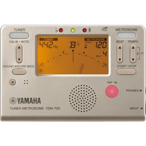 YAMAHA-チューナー/メトロノームTDM-700G ゴールド