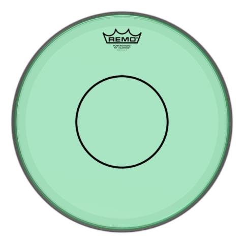 REMO-ドラムヘッドP7-314 GN Powerstroke77 Snare 14" Green