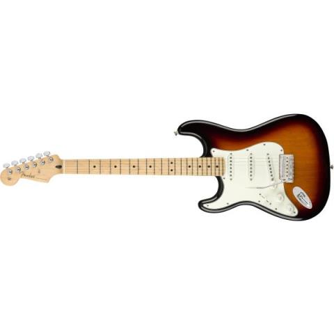 Fender-ストラトキャスターPlayer Stratocaster Left-Handed 3-Color Sunburst (Maple Fingerboard)