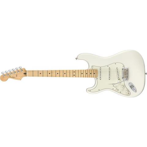 Fender-ストラトキャスターPlayer Stratocaster Left-Handed Polar White (Maple Fingerboard)