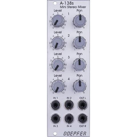 Doepfer-ミキサーモジュールA-138s Mini Stereo Mixer