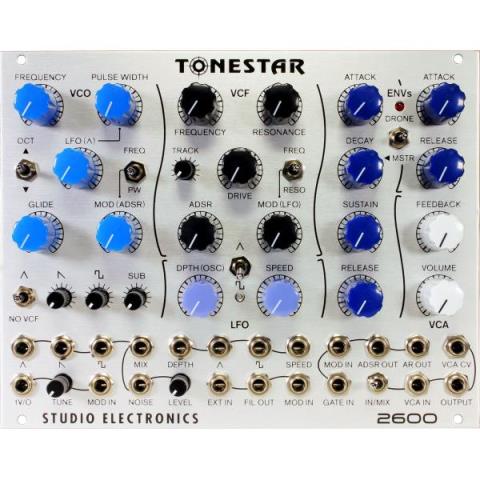 Studio Electronics-セミモジュラー モノフォニック・シンセサイザー
Tonestar 2600