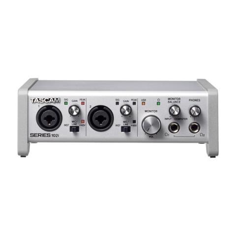 TASCAM-10 IN/2 OUT USB Audio/MIDI InterfaceSERIES 102i