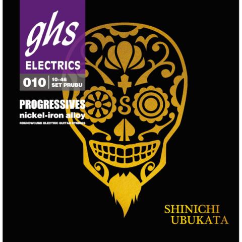 GHS-エレキギター弦Progressives 10-46 PRUBU Shinichi Ubukata Signature Strings