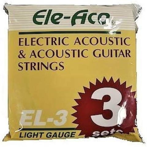 Ele-Aco-アコギ弦
EL-3 LIGHT GAUGE 3sets ブロンズ