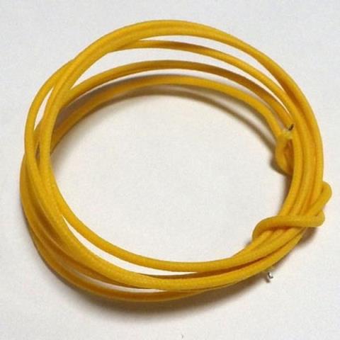 Montreux-配線材5113 USA Cloth Wire 1M Yellow