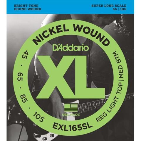 D'Addario-エレキベース弦EXL165SL Super Long Regular Light Top / Medium Bottom 45-105