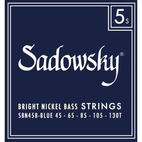 Sadowsky-5弦エレキベース弦SBN45B Blue 45-130T
