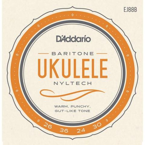 D'Addario-ウクレレ弦EJ88B Baritone 26-30