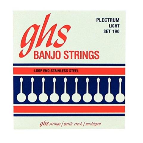 GHS-4弦バンジョー弦190 4弦 Plectrum Banjo Light 10-22
