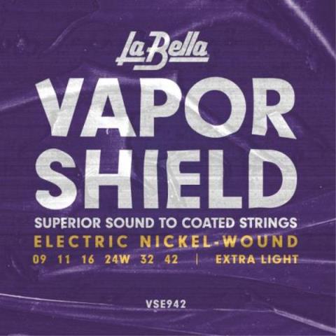 La Bella-コーティングエレキギター弦VSE942 Extra Light 09-42