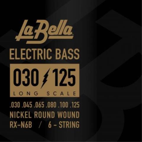 La Bella-6弦エレキベース弦RX-N6B 6弦 30-125
