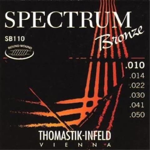 THOMASTIK INFELD-アコースティックギターブロンズ弦SB110 Bronze Extra Light 10-50