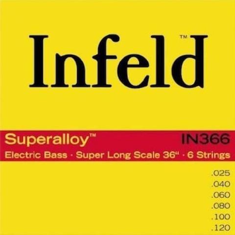 THOMASTIK INFELD-6弦エレキベース弦IN366 6弦 Superalloy Super Long Scale Light 25-120