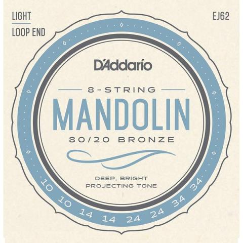 D'Addario-マンドリン弦EJ62 Light 10-34