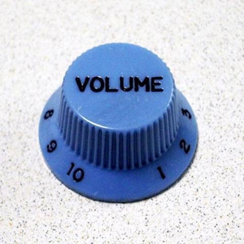 Montreux-コントロールノブ8794 Strat Volume Knob Inch Blue