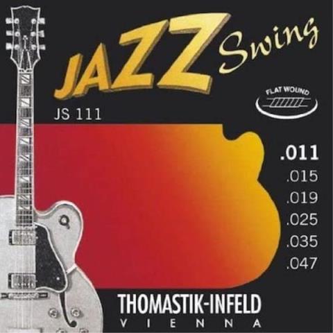 THOMASTIK INFELD-エレキギターフラットワウンド弦JS111 Nickel Flatwound Light 11-47
