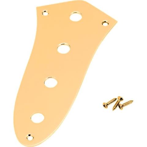 Jazz Bass Control Plate, 4-Hole (Gold)サムネイル