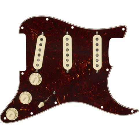 Pre-Wired Strat Pickguard, Fat 50's SSS, Tortoise Shell 11 Hole PGサムネイル