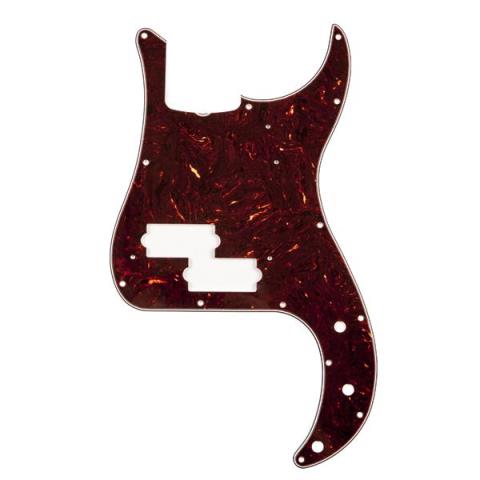 Fender-ピックガードPure Vintage Pickguard, '63 Precision Bass, 13-Hole Mount, Brown Shell, 3-Ply