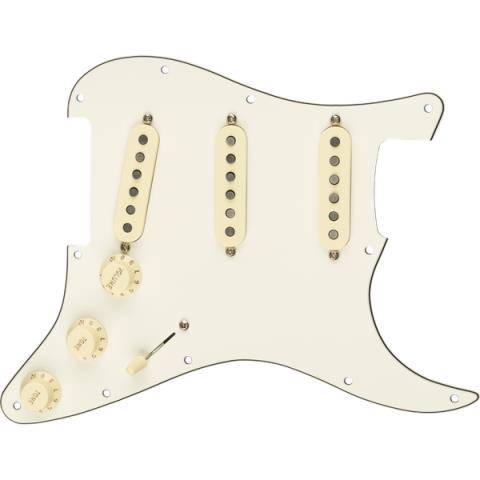 Fender Custom ShopPre-Wired Strat Pickguard, Texas Special SSS, Parchment 11 Hole PG