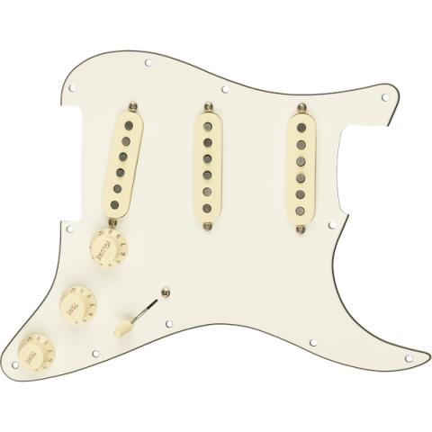 Fender Custom Shop

Pre-Wired Strat Pickguard, Texas Special SSS, Parchment 11 Hole PG