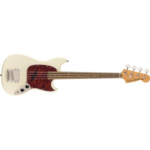 Squier-ムスタングベースClassic Vibe '60s Mustang Bass, Laurel Fingerboard, Olympic White