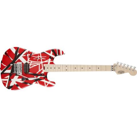EVH-エレキギターStriped Series Red with Black Stripes