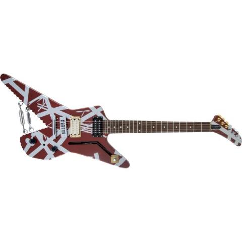 EVH-エレキギター
Striped Series Shark, Pau Ferro Fingerboard, Burgundy with Silver Stripes