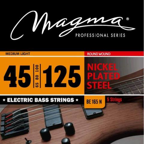 MAGMA-5弦エレキベース弦BE165N Medium Light 45-125