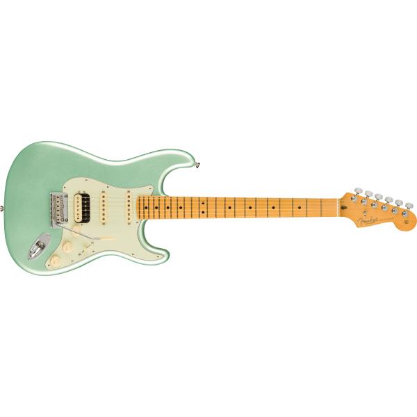 Fender-ストラトキャスターAmerican Professional II Stratocaster HSS, Maple Fingerboard, Mystic Surf Green