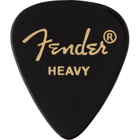 Fender-ピック351 Shape Premium Picks, Heavy, Black, 12 Count